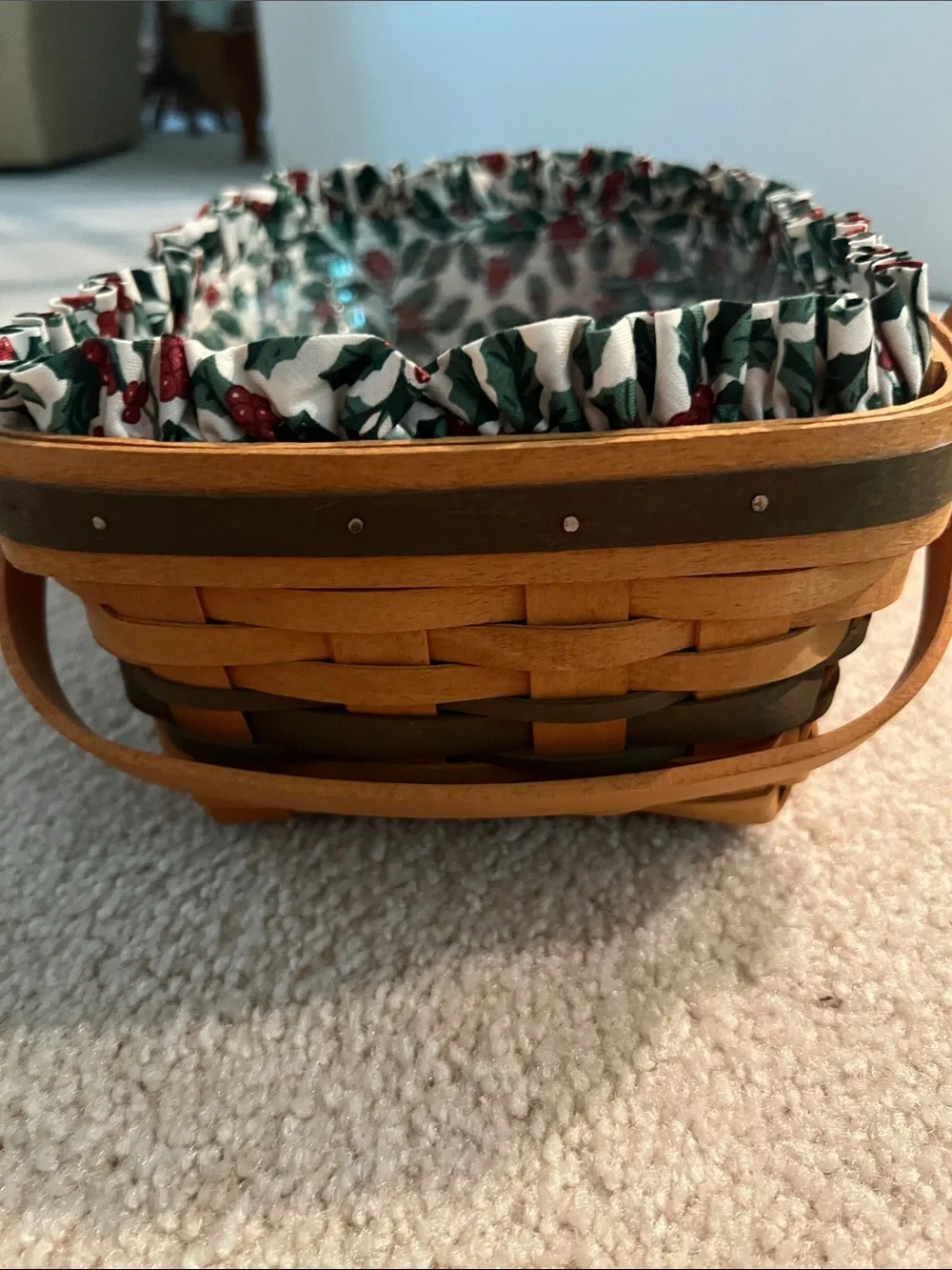 Longaberger 1996 Christmas Cheer Basket - SFH